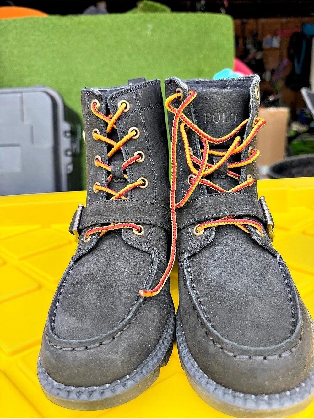 BRAND NEW Polo High Top Boot kids size 3